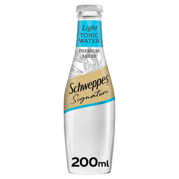 Schweppes Signature Collection Light Tonic Water 24 x 200ml British Hypermarket-uk Schweppes