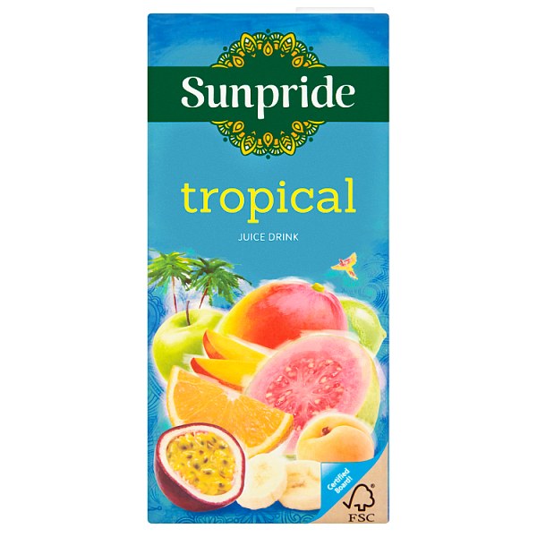 Sunpride Tropical Juice Drink 1 Litre, Case of 12 Sunpride