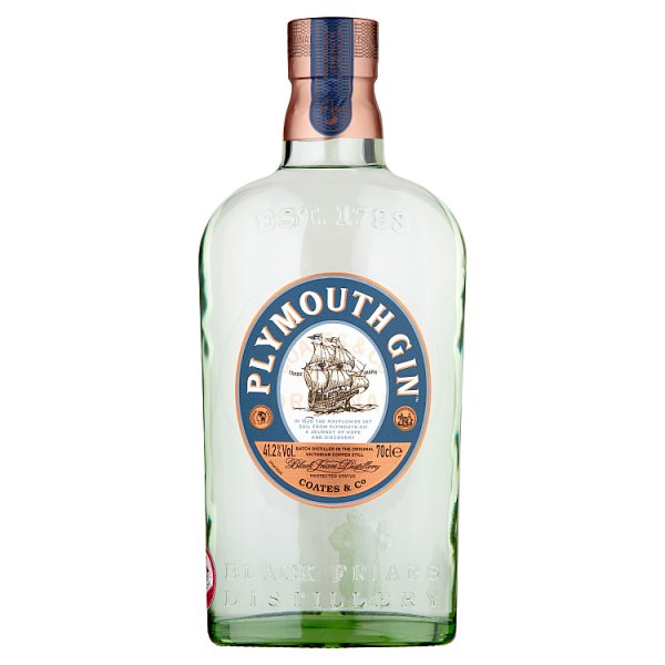 Plymouth Gin The Original Strength English Gin 70cl, Case of 6 Plymouth Gin
