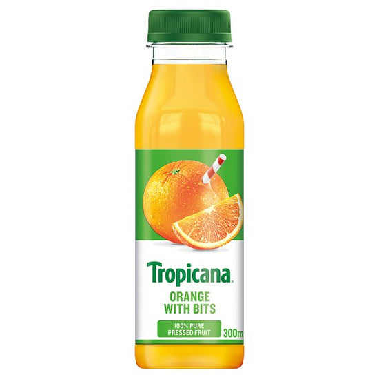 Tropicana Original Orange Juice with Bits 300ml, Case of 8 British Hypermarket-uk Tropicana