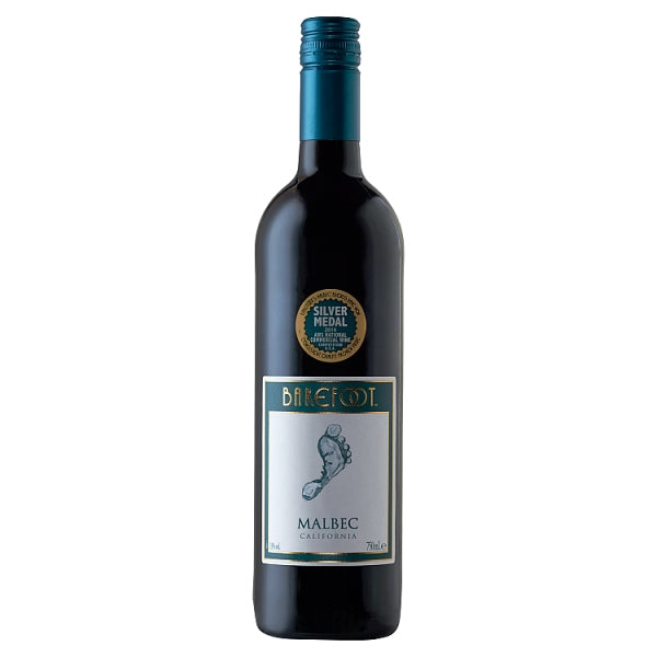 Barefoot Malbec Red Wine 750ml, case of 6 Barefoot