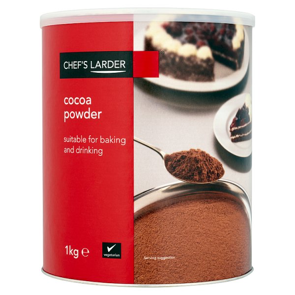 Chef's Larder Cocoa Powder 1kg, Case of 2 Chef's Larder