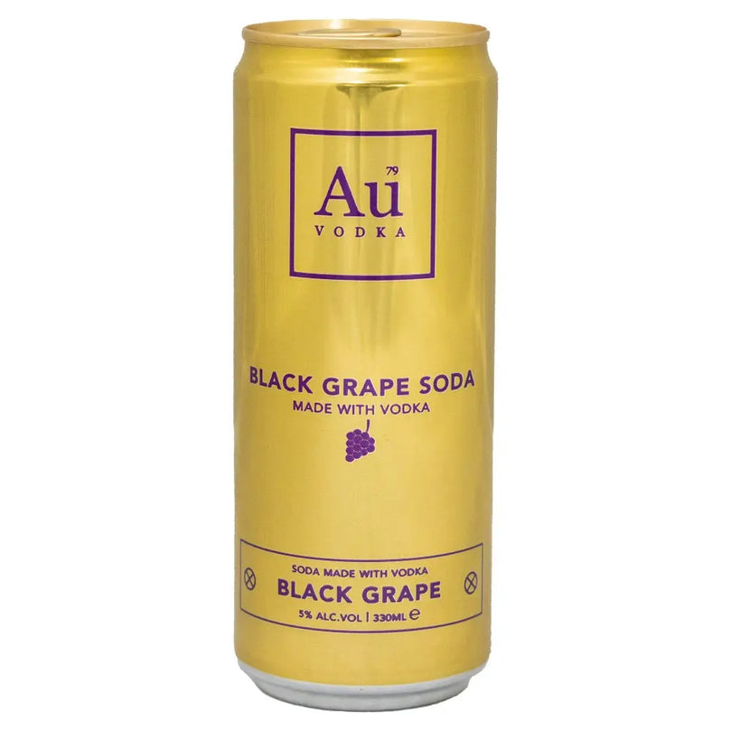 Au Vodka Black Grape Soda 330ml, Case of 12 Au Vodka