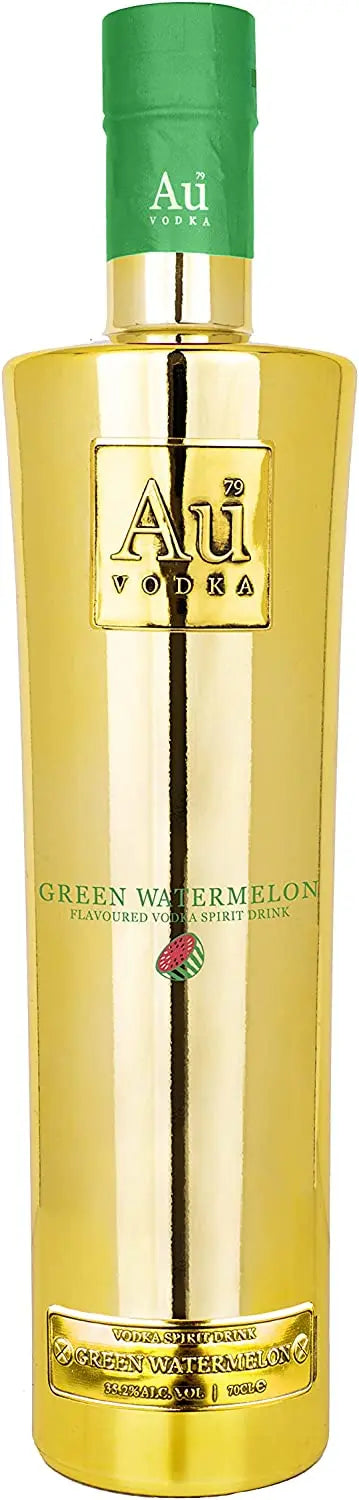 Au Vodka Green Watermelon Flavoured Vodka Spirit Drink 70cl Au Vodka