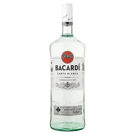 Bacardí Carta Blanca Superior White Rum 1.5L (Save £6.70) Bacardi