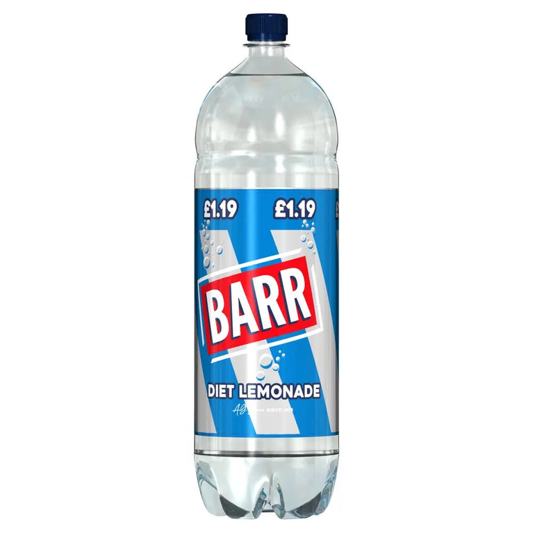 Barr Diet Lemonade 2 Litre Case of 6 Barr