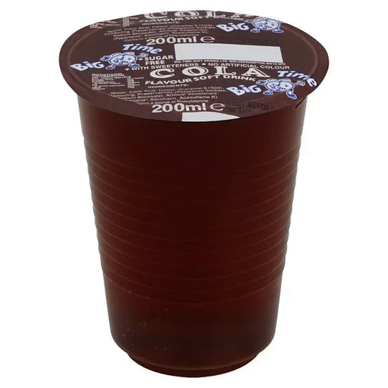 Big Time Cola Flavour Soft Drink with Sweeteners 200ml, Case of 24 Big Time