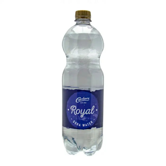 Carters Royal Soda Water 1 Litre, case of 12 Carters