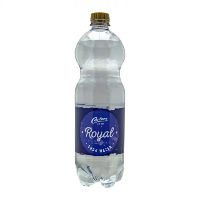 Carters Royal Soda Water 1 Litre, case of 12 Carters