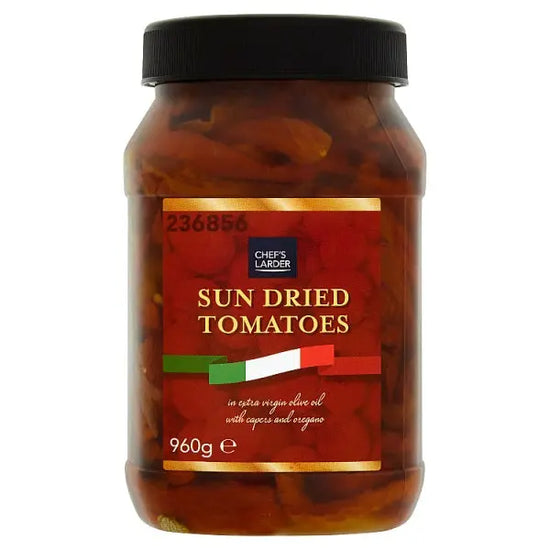 Chef's Larder Sun Dried Tomatoes in Extra Virgin Olive Oil 960g, Case of 6 Chef's Larder