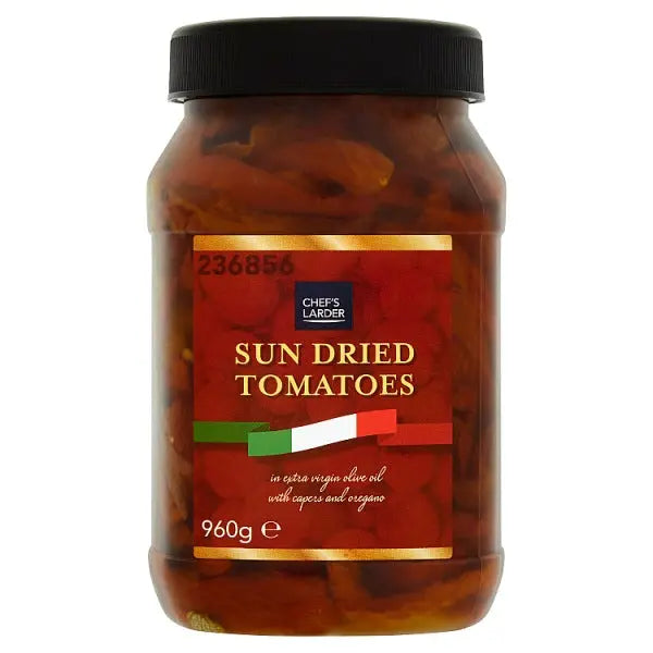 Chef's Larder Sun Dried Tomatoes in Extra Virgin Olive Oil 960g, Case of 6 Chef's Larder