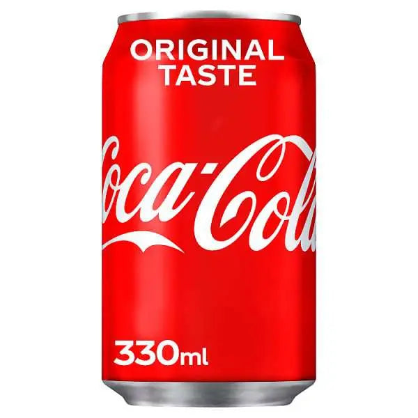 Coca-Cola Original Taste 330ml, Case of 24 Coca-Cola
