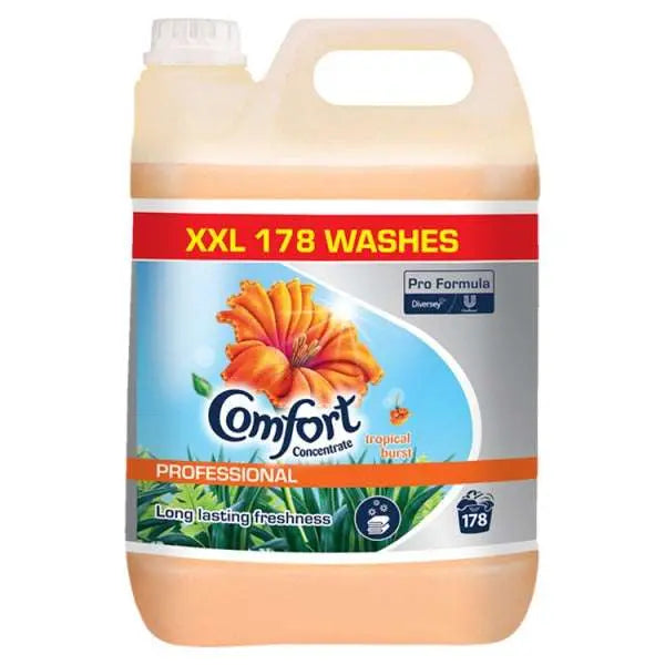 Comfort Concentrate Professional Tropical Burst 178 Washes 5L, Case of 2 Comfort