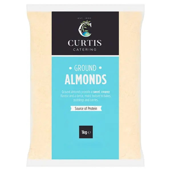Curtis Catering Ground Almonds 1kg, Case of 6 British Hypermarket-uk Curtis Catering