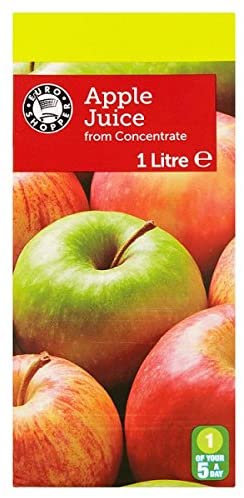 Euro Shopper Apple Juice from Concentrate 1 Litre [PM £1.09 ], Case of 12 Euro Shopper