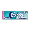 Wrigley's Extra Cool Breeze Chewing Gum Sugar Free 10 pieces, Case of 30 Wrigley's