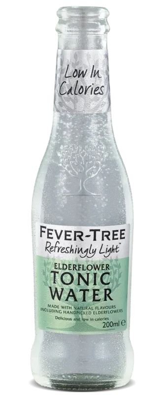 Fever-Tree Refreshingly Light Elderflower Tonic Water 24 x 200ml Fever-Tree