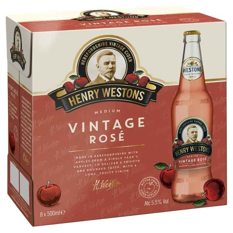 Henry Westons Signature Vintage 500ml, Case of 8 Henry Westons