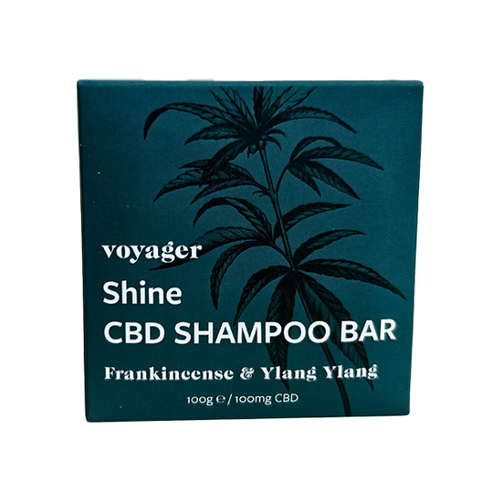 Voyager 100mg CBD Shine Shampoo Bar - 100g Voyager