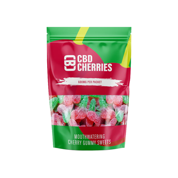 CBD Asylum 600mg CBD Cherry Gummies - 20 Pieces (BUY 1 GET 2 FREE) CBD Asylum