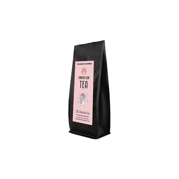 The Unusual Tea Company 3% CBD Hemp Tea - Strawberry Cream 40g JCS Infusions