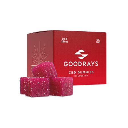 Goodrays 750mg CBD Gummies - 30 Pieces Goodrays