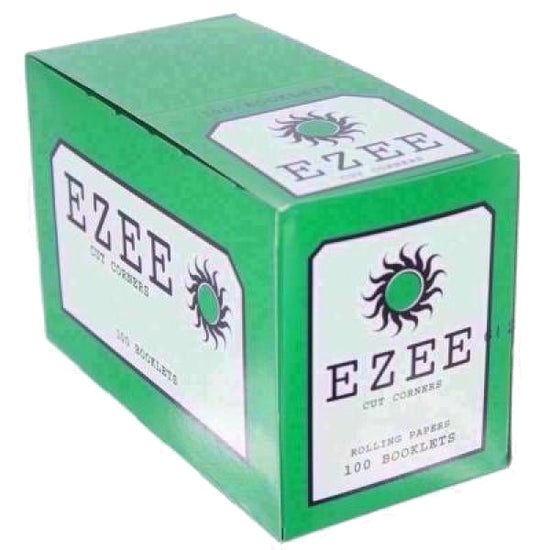 Ezee Green Cut Corner Standard Rolling Papers Ezee