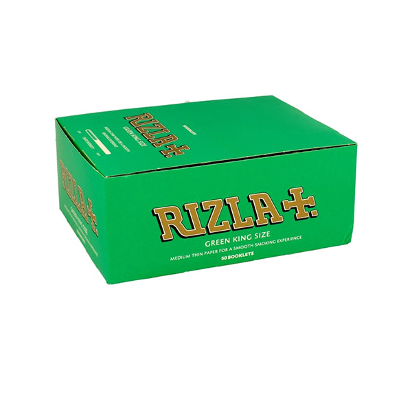 50 Green King Size Rizla Rolling Papers Rizla
