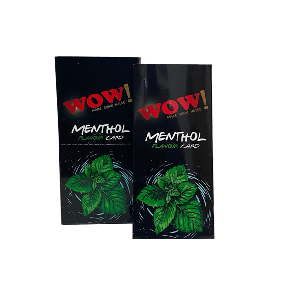 Wow Menthol Flavour Cards Infusions Pack of 20 Wow
