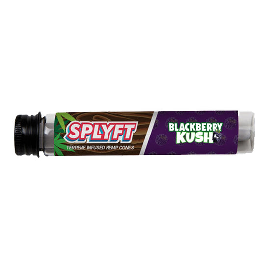 SPLYFT Cannabis Terpene Infused Hemp Blunt Cones – Blackberry Kush (BUY 1 GET 1 FREE) SPLYFT
