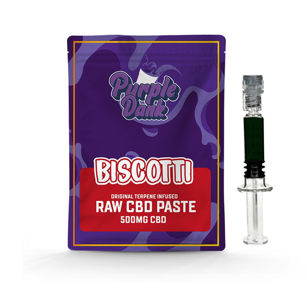 Purple Dank 1000mg CBD Raw Paste with Natural Terpenes - Biscotti (BUY 1 GET 1 FREE) Purple Dank