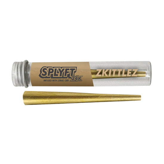 SPLYFT 24K Gold Edition 25mg CBD Infused Cones – Zkittlez SPLYFT