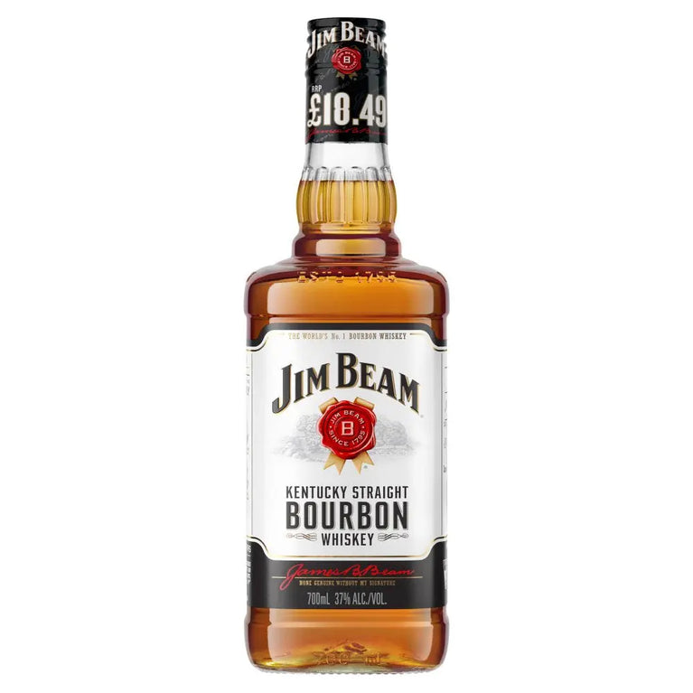 Jim Beam Kentucky Straight Bourbon Whiskey 70cl [PM £18.49 ], Case of 6 Jim Beam