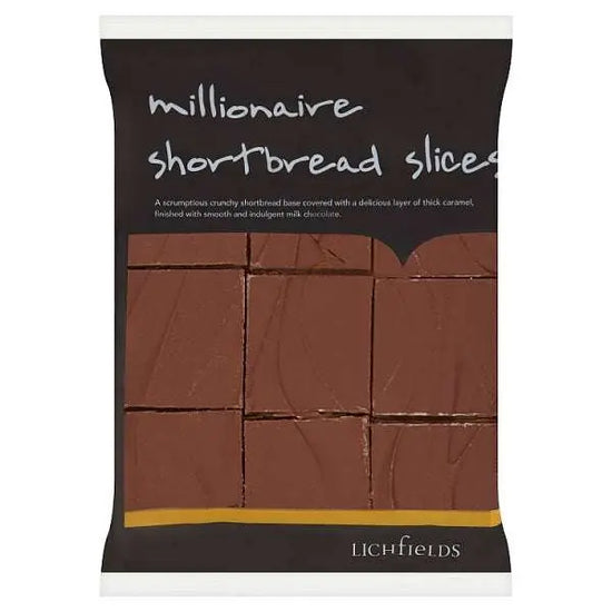 Lichfields Millionaire Shortbread Slices 585g Lichfields