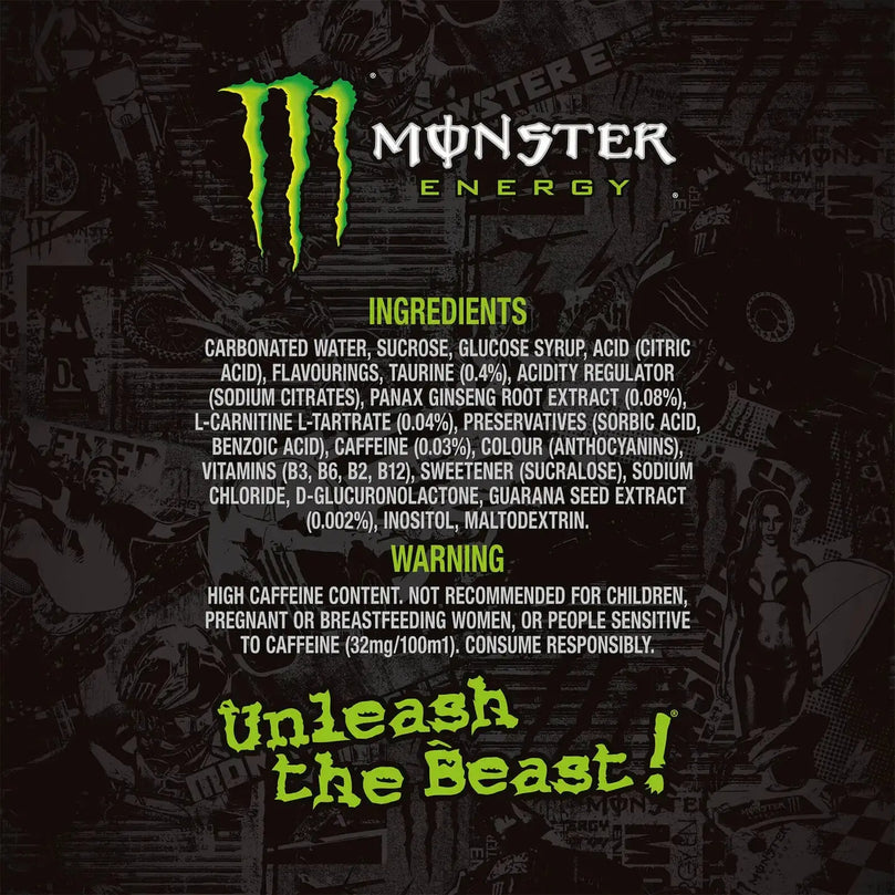 Monster Energy Drink 12 x 500ml Monster