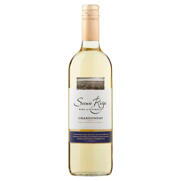 Scenic Ridge Chardonnay 75cl, Case of 6 British Hypermarket-uk Scenic Ridge