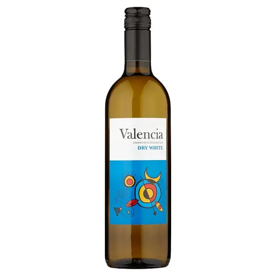 Valencia Dry White 75cl, Case of 6 British Hypermarket-uk Valencia