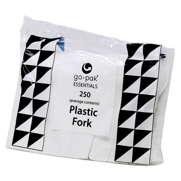 Go-Pak Essentials 250 Plastic Fork Go-Pak