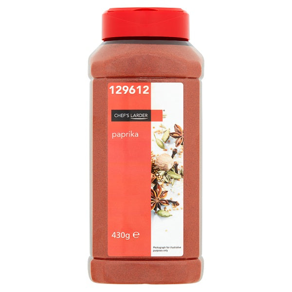 Chef's Larder Paprika 430g, Case of 6 Chef's Larder