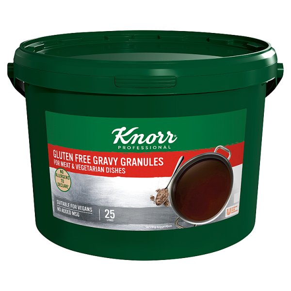 Knorr Professional GF Gravy Granules for Meat Dishes 25L Knorr