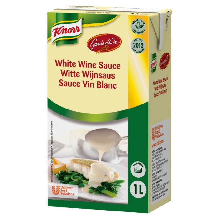 Knorr Garde d'Or White Wine Sauce 1L, Case of 6 Knorr