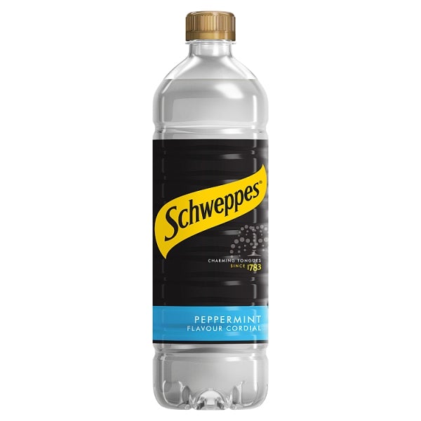 Schweppes Peppermint Flavour Cordial 1L Schweppes