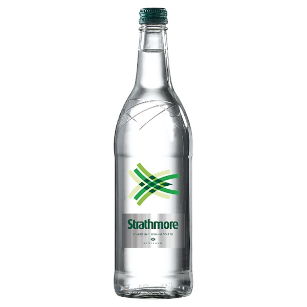 Strathmore Sparkling Spring Water 750ml Glass Bottle, Case of 12 Strathmore