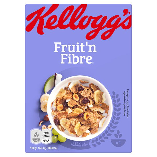 Kellogg's Fruit 'n Fibre Cereal 45g, Case of 40 Fruit 'n Fibre