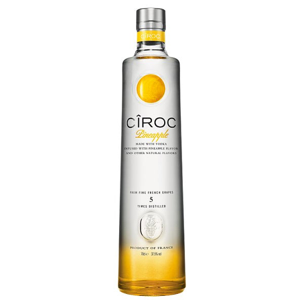 Cîroc Pineapple Flavoured Vodka 70cl, Case of 6 Cîroc