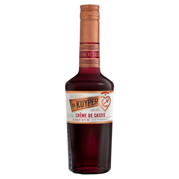 De Kuyper Creme de Cassis Liqueur 50cl, Case of 6 De Kuyper