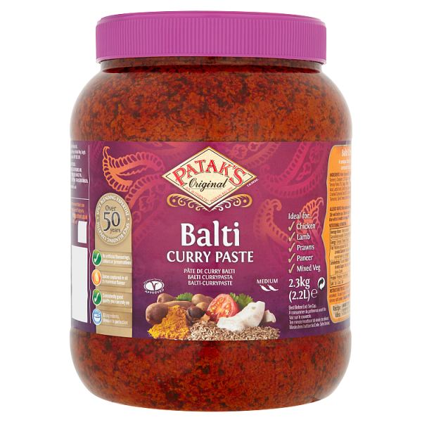 Patak's Original Balti Curry Paste 2.3kg, Case of 2 Patak's