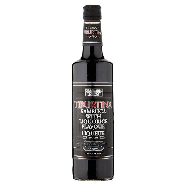 Tiburtina Sambuca with Liquorice Flavour Liqueur 70cl, Case of 6 British Hypermarket-uk Tiburtina