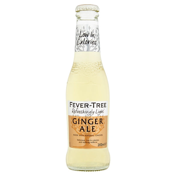 Fever-Tree Refreshingly Light Ginger Ale 200ml, Case of 24 Fever-Tree