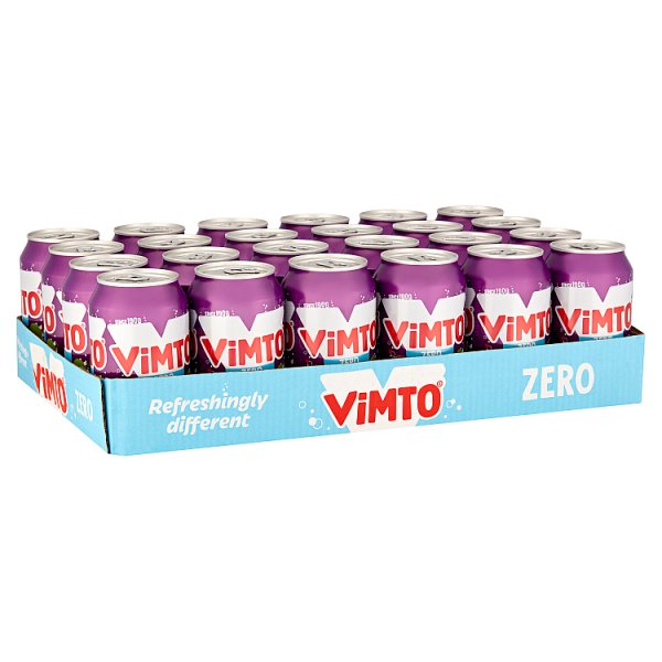 Vimto Zero 330ml, Case of 24 Vimto